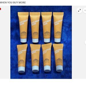 8 pc Lot ~ Saturday Skin ~ Carrot + Niacinamide Moisturizing Cream ~ 8ml /0.27oz